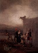 Francisco de Goya Wanderkomodianten painting